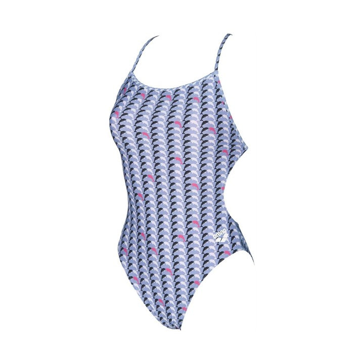 Arena Women Dolphin Booster Back One Piece Front Lining  One Piece Swimsuits  Arena