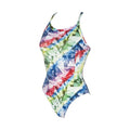 Arena Women's Glitch Light Drop Back One Piece  One Piece Swimsuits  Arena