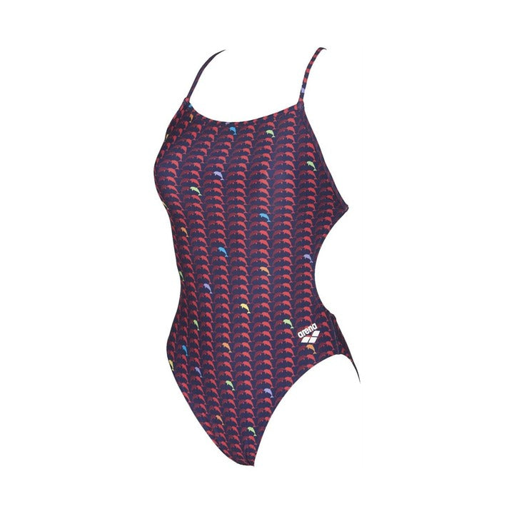 Arena Women Dolphin Booster Back One Piece Front Lining  One Piece Swimsuits  Arena