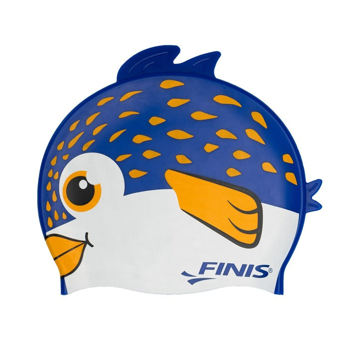 FINIS Kids Animal Head Swim Cap – Fun Silicone Design  Kids Swim Caps  Finis