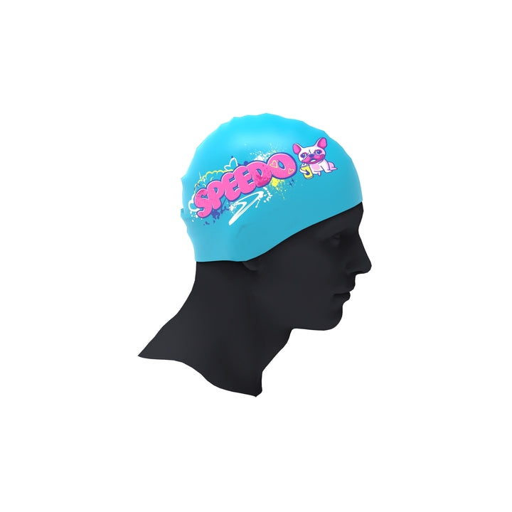 Speedo Swim Cap Silicone Printed  Swim Caps  Speedo