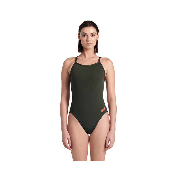 Arena Women's Team Challenge Back One Piece Swimsuit Solid  One Piece Swimsuits  Arena