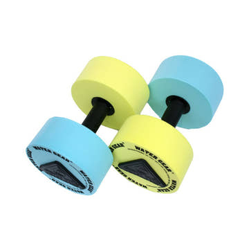 Water Gear Resistance Bells - Soft (Yellow/Teal)  Aquatic Fitness Equipment  Water Gear
