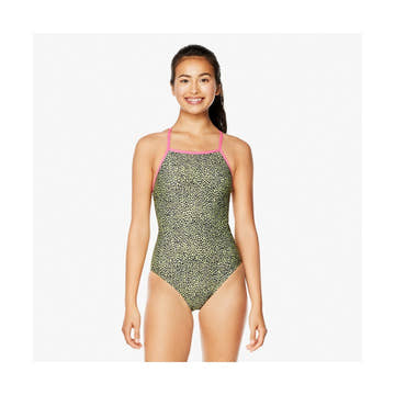 Speedo Printed X Back One Piece Swimsuit  One Piece Swimsuits  Speedo