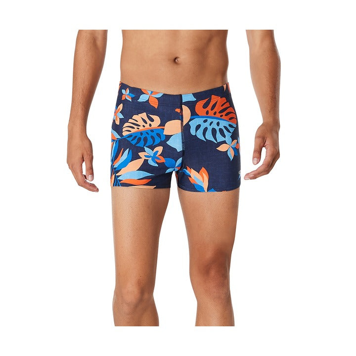 Speedo Men's Print Beachstar Square Leg Swim Bottoms  Drag Suits  Speedo