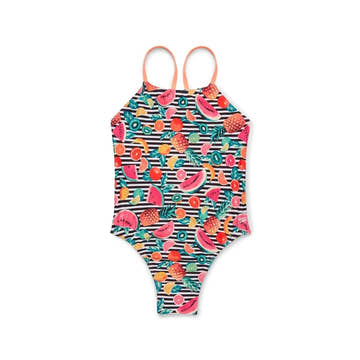Speedo Girls Clean Double Strap 1pc Swimsuit  Girls One Piece  Speedo
