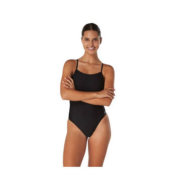 Speedo Women's Solid Relay Back W/Bra One Piece Swimsuit  One Piece Swimsuits  Speedo
