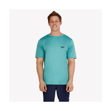 Speedo Short Sleeve Graphic Swim Shirt  Short Sleeve Rash Guard  Speedo