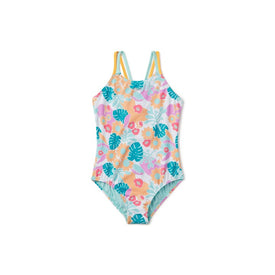 Speedo Girls Print Strappy One Piece Swimsuit  Girls One Piece  Speedo