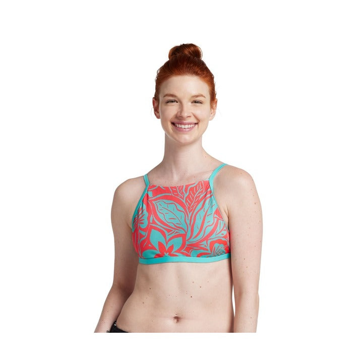 Speedo Printed Double Lace Back Top – Swim Bikini | Swim2000.com