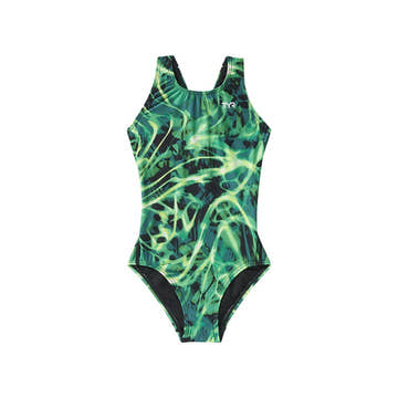 Tyr Durafast Lite Girls Maxfit Swimsuit - Electro  Girls One Piece  Tyr