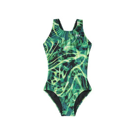 Tyr Durafast Lite Girls Maxfit Swimsuit - Electro  Girls One Piece  Tyr