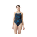 Speedo Space Train Flyback One Piece Swimsuit  Swim Team Prints  Speedo