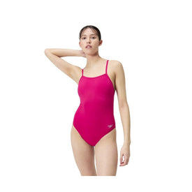 Speedo Women's Solid One Back One Piece Swimsuit  One Piece Swimsuits  Speedo