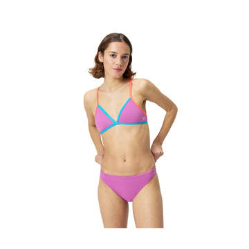 Speedo Solid Crossback Triangle Top Women  Bikini Top  Speedo