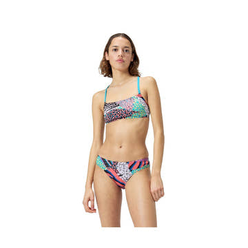 Speedo Women's Printed Strappy Bikini Top  Bikini Top  Speedo