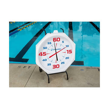 Competitor Swim 31" Battery-powered Pace Clock with White Face  Competitor Swim Products  Competitor Swim Products