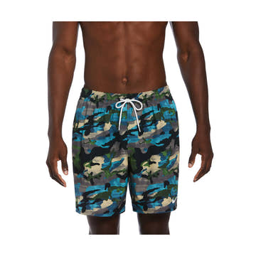 Nike Men's Classic Camo 7in Volley Short  Men's Swim Trunks  Nike