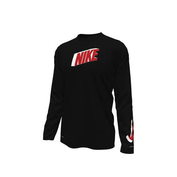 Nike Boy's 3D Combo Long Sleeve Hydroguard  Long Sleeve Rash Guard  Nike