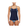 Nike Women Statement Stripe Layered Tankini  Women's Tankini Top  Nike