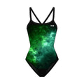 Tyr Girl's Diamondfit Durafast Elite - Starborne  Team Print  Tyr