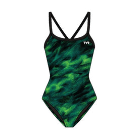 Tyr Girl's Diamondfit Durafast Elite - Soren  Team Print  Tyr