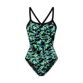 Tyr Girl's Diamondfit Durafast Elite One Piece Swimsuit - Energia  Team Print  Tyr