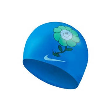 Nike Multi Sunflower Graphic Swim Cap  Silicone Swim Caps  Nike
