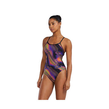 Tyr Women's Crosscut Tieback One Piece Swimsuit - Evolved  One Piece Swimsuits  Tyr