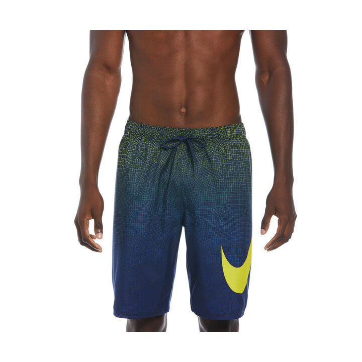 Nike Men's Grid Swoosh Breaker 9in Volley Short  Men's Swim Trunks  Nike