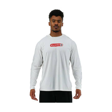 Tyr Men's Vented Long Sleeve Hooded Shirt - Guard  Warm-Ups  Tyr
