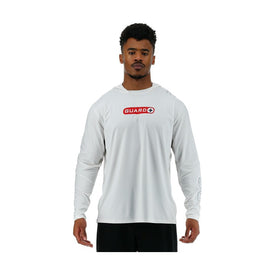 Tyr Men's Vented Long Sleeve Hooded Shirt - Guard  Warm-Ups  Tyr