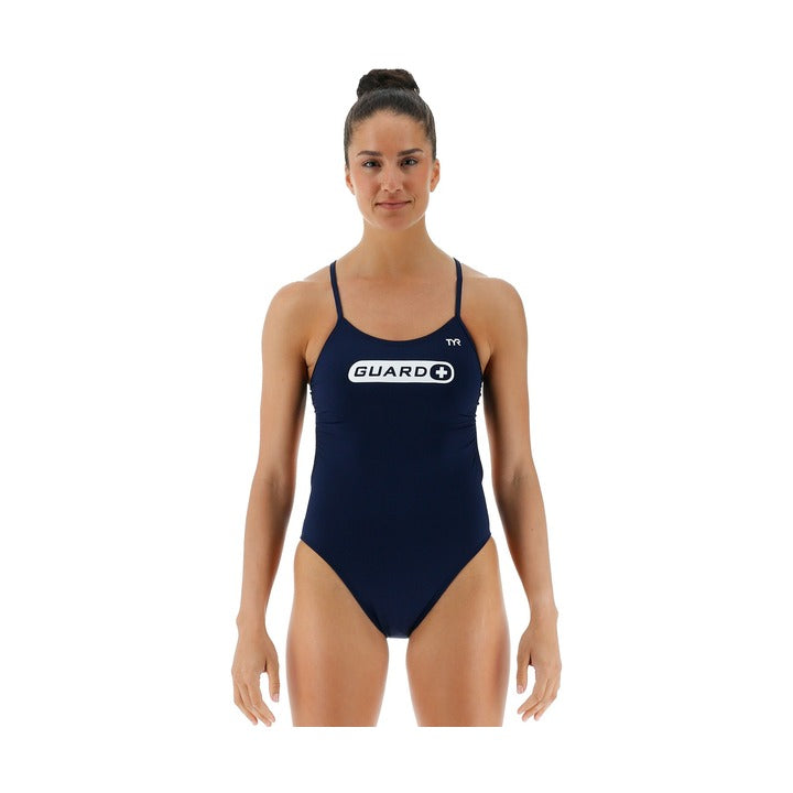 TYR Women’s Guard Cutoutfit One Piece Swimsuit  Lifeguard One Piece  Tyr