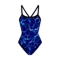 TYR Girl’s Diamondfit Durafast Elite One Piece Swimsuit - Synapse  Team Print  Tyr