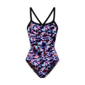 Tyr Girl's Diamondfit Durafast Elite One Piece Swimsuit - Energia  Team Print  Tyr