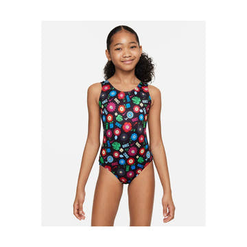 Nike Girl's Garden Party U-Back One Piece  One Piece Swimsuits  Nike