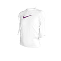 Nike Girl's Logo Short Sleeve Hydroguard  Short Sleeve Rash Guard  Nike
