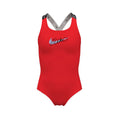 Nike Girl's Logo Tape Crossback One Piece  Girls One Piece  Nike