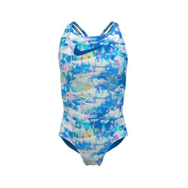 Nike Girl's Dream Clouds Spiderback One Piece  Girls One Piece  Nike