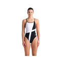 Arena Women's Diamond One Piece Swimsuit Lace Back Solid  Swim Team Prints  Arena