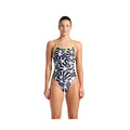 Arena Women's Open Your Eyes One Piece Swimsuit Lace Back  One Piece Swimsuits  Arena