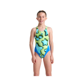 Arena Girl's Star Shaped Swimsuit Swim Tech L  One Piece Swimsuits  Arena