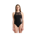 Arena Women's Mesh Panels One Piece Swimsuit Swim Pro Back  One Piece Swimsuits  Arena