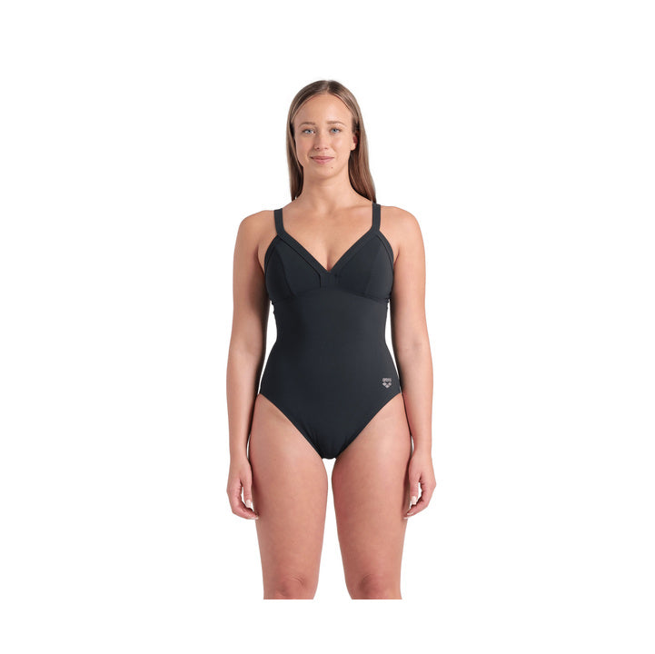 Arena Women's Swimsuit Lara Soft Curve Back  One Piece Swimsuits  Arena