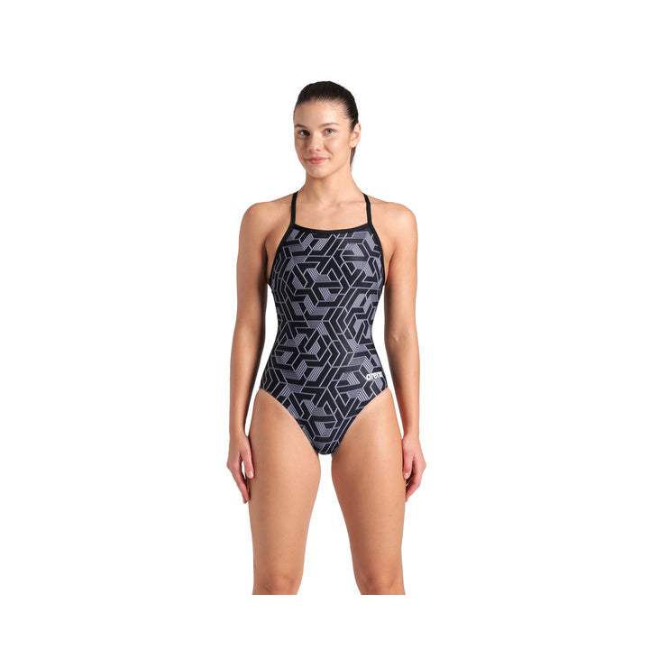 Arena Women’s Escape Lightdrop Back One-Piece Swimsuit  Fall/Winter 2024 Team Prints  Arena