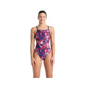 Arena Women's Team Crackle One Piece Swimsuit Lightdrop Back  Swim Team Prints  Arena