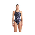 Arena Women's Team Crackle One Piece Swimsuit Lightdrop Back  Swim Team Prints  Arena
