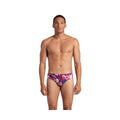 Arena Men's Team Crackle Swim Briefs  Swim Team Prints  Arena