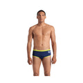 Arena Men's One Low Waist Short Big Logo Swim Trunks  Swimming Briefs for Men  Arena