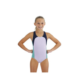 TYR Durafast Elite Girls' Ella Maxfit One Piece Swimsuit - Solid Splice  Girls One Piece  Tyr